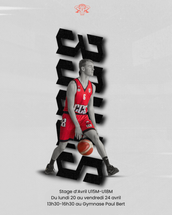 Stage Avril catégories U15M et U18M